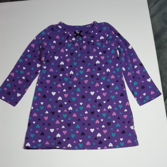 Healthtex Purple Hearts Dress Sz 4T - Picture 2 of 7